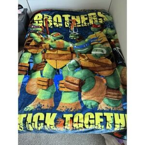 Teenage Mutant Ninja Turtles Soft Plush Blanket 62X90 Full Size Bed